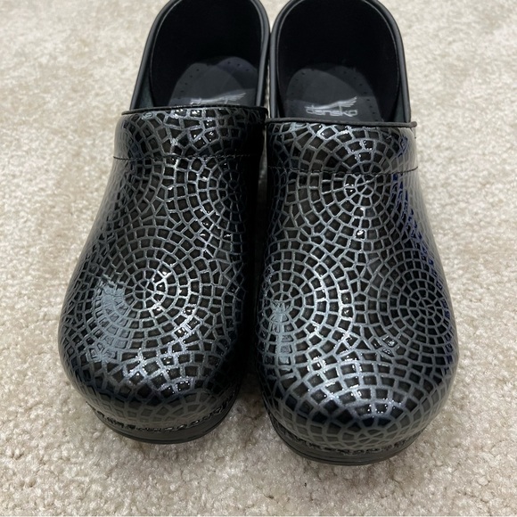 Dansko Women Professional Pro Clogs Nursing Black Silver Shoes Sz 41 US 10.5/11 - Picture 14 of 16